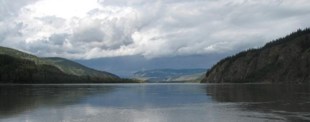 El riu Yukon a Dawson City