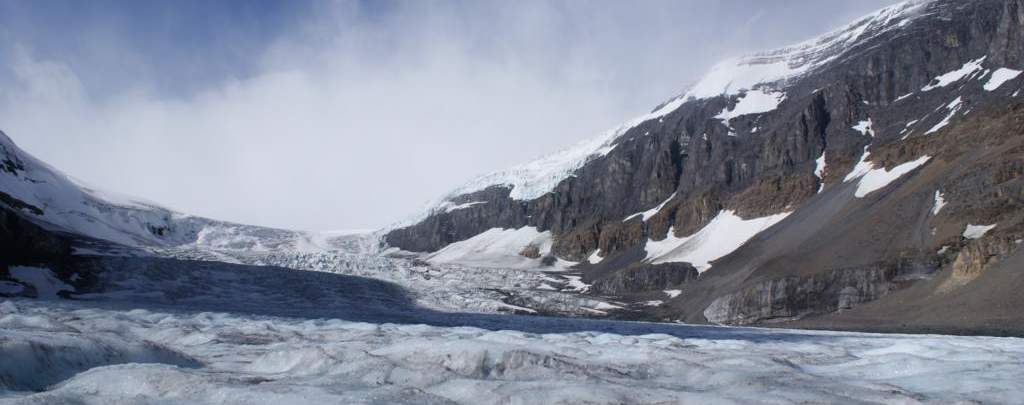 glaciar Atabasca, Campos de Hielo de Columbia
